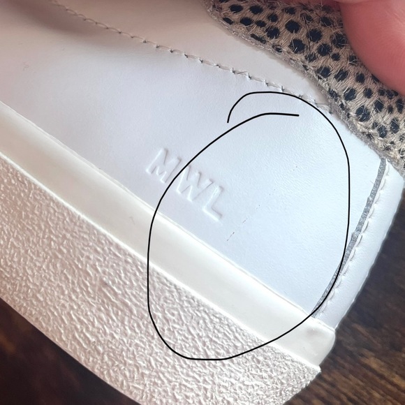 Madewell sidewalk Low-top sneaker in leather & Calf Hair Wave edition - Picture 14 of 14